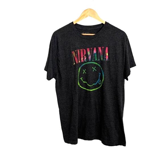 Nirvana Band Tee Men's 2XL Gray - Picture 1 of 5